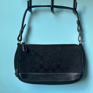 Coach Vintage Monogram Mini Purse Black